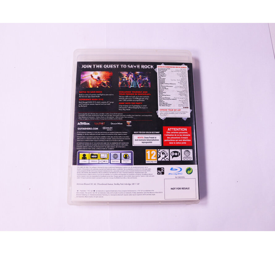 PlayStation 3 - Guitar Hero: Warriors of Rock