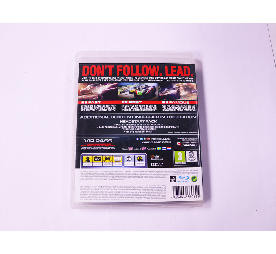 Playstation 3 - Grid 2 [Limited Edition]