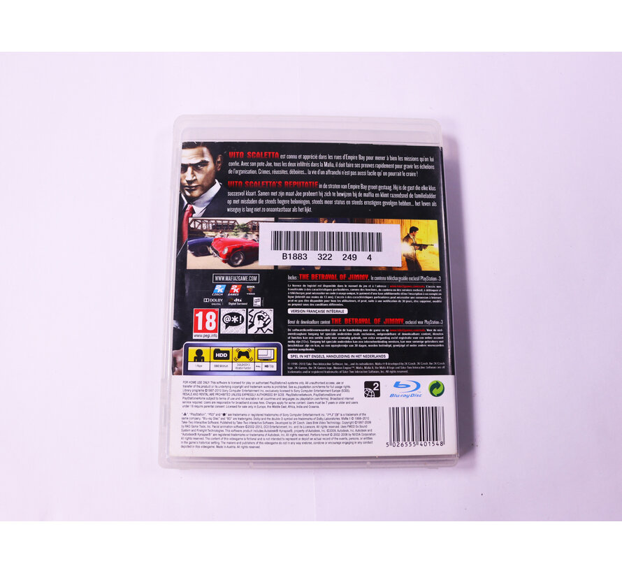 Playstation 3 - Mafia II [No Manual]
