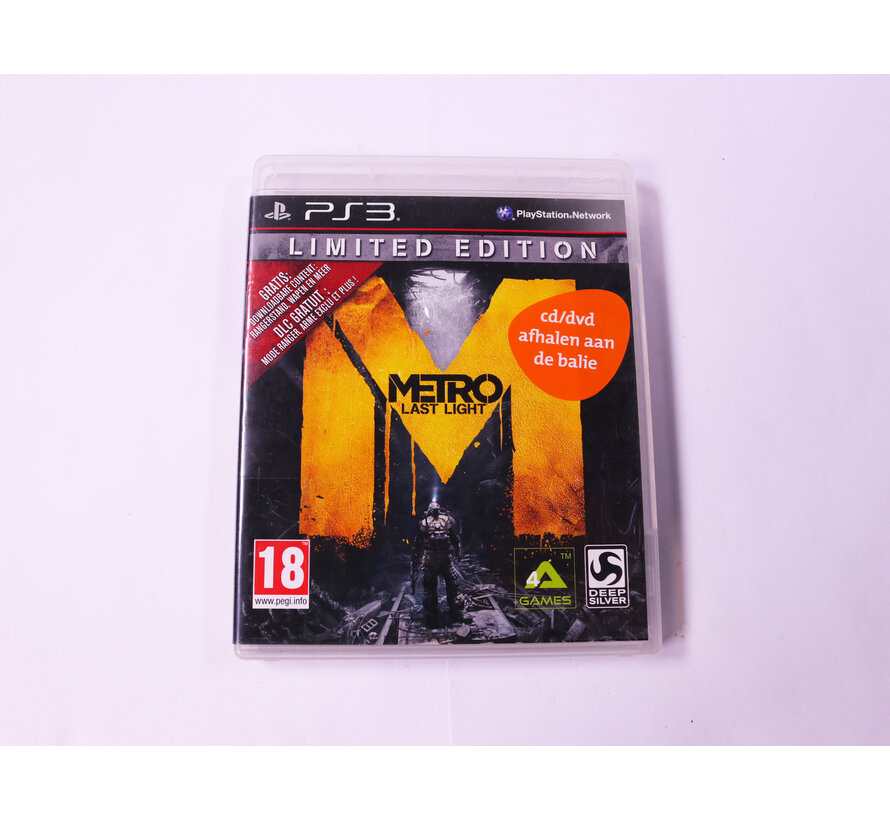 Playstation 3 - Metro: Last Light [Limited Edition]