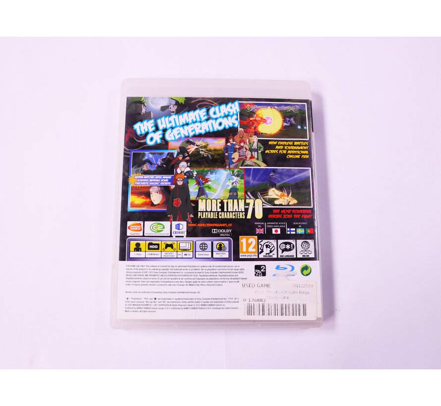 PlayStation 3 - Naruto Shippuden: Ultimate Ninja Storm Generations [No Manual]