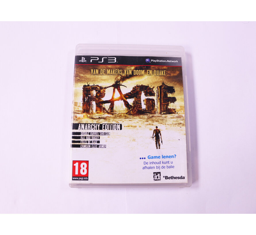 Playstation 3 - Rage [Anarchy Edition]