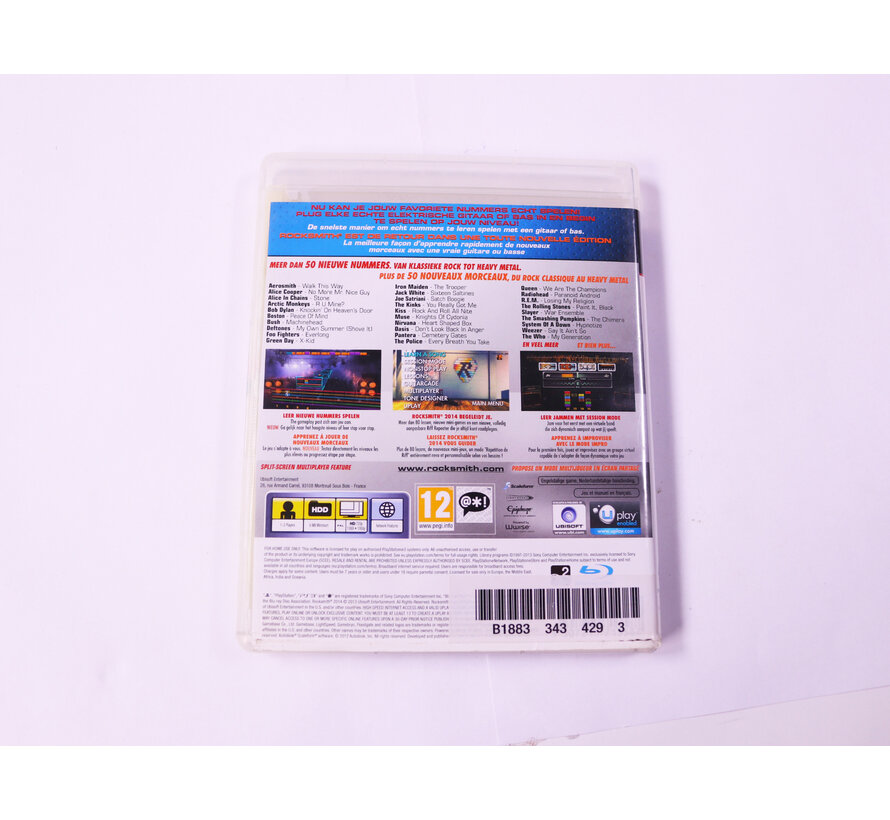 PlayStation 3 - Rocksmith 2014
