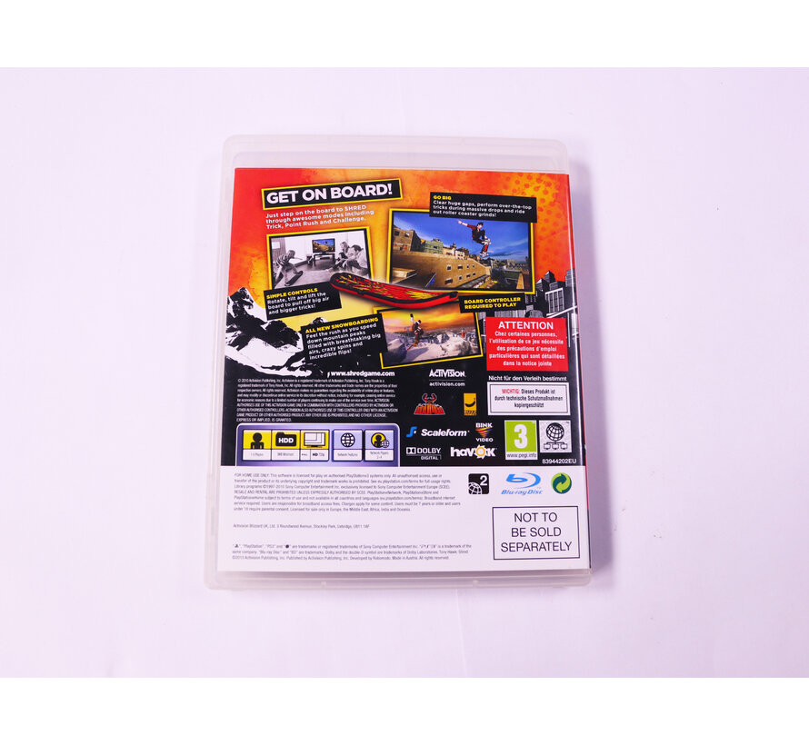 PlayStation 3 - Tony Hawk: Shred