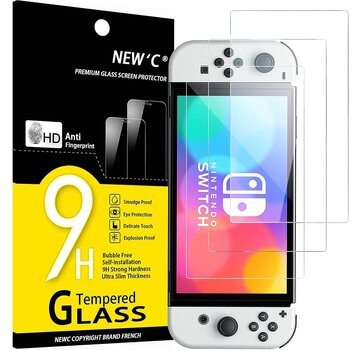 Nintendo Screenprotector Tempered Glass voor Nintendo Switch OLED-model  (3 stuks)