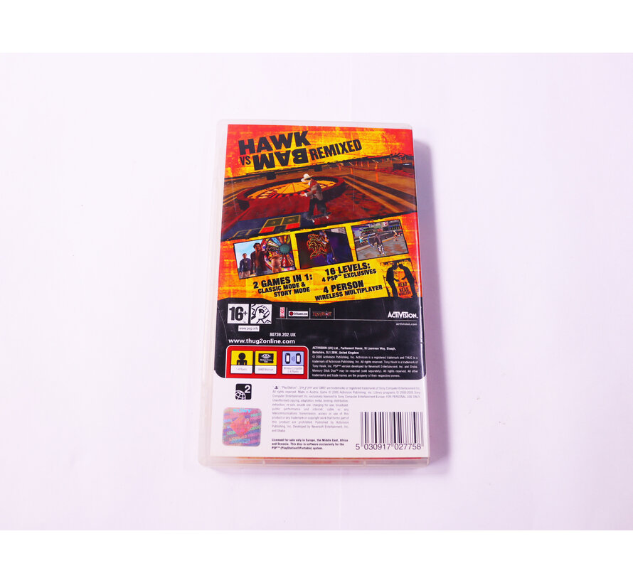 PSP - Tony Hawk's Underground 2 Remix