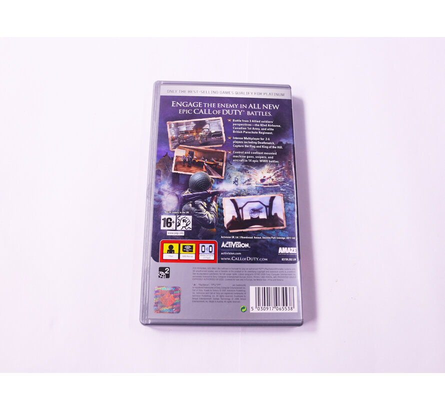 PSP - Call of Duty Roads to Victory [Platinum]