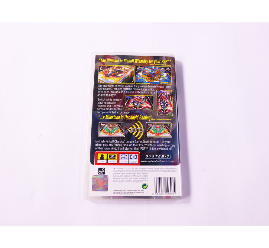 PSP - Gottlieb Pinball Classics