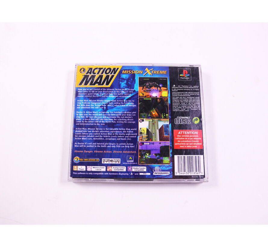 Playstation 1 - Action Man  [No Manual]