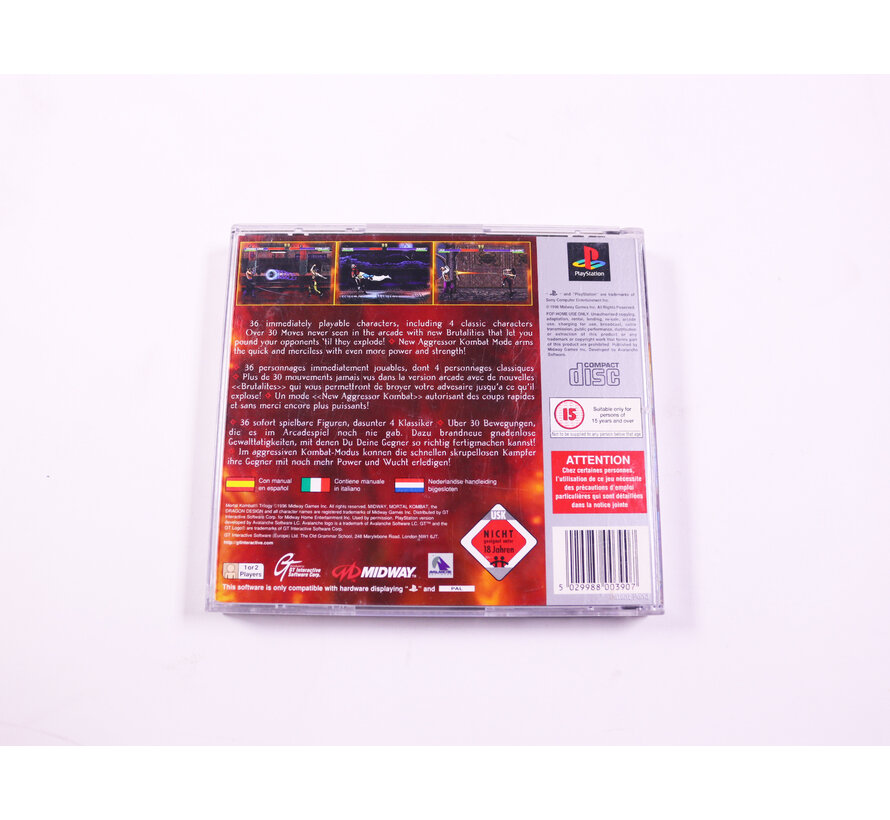 Playstation 1 - Mortal Kombat Trilogy [Platinum]  [No Manual]