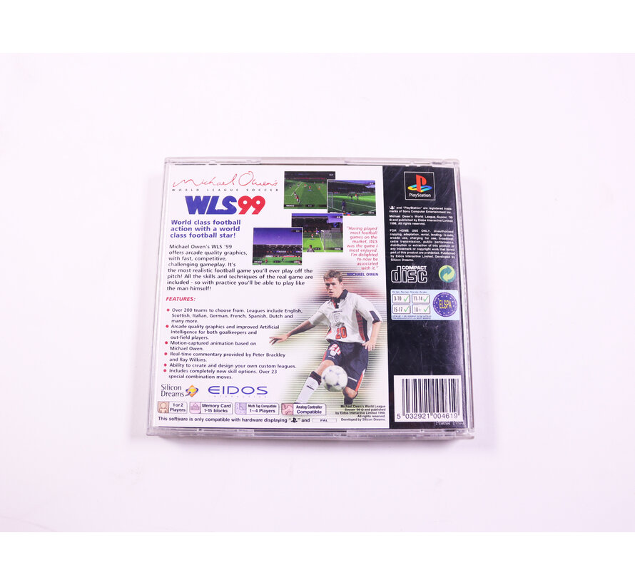 PlayStation 1 - Michael Owen's World League Soccer '99