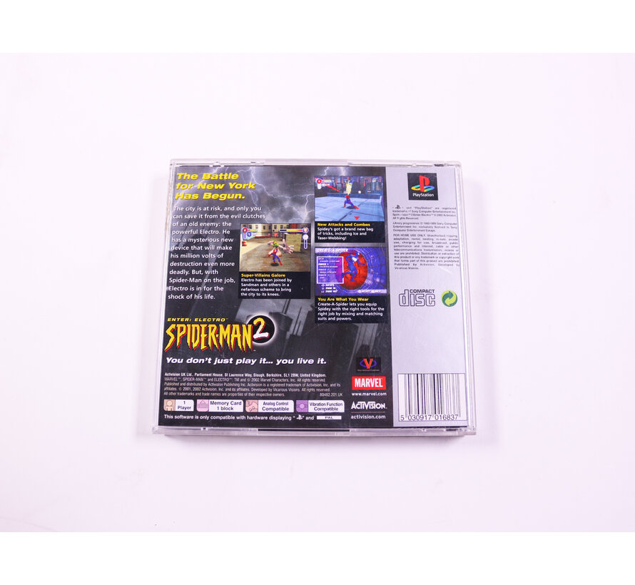 PlayStation 1 - Spider-Man 2 Enter Electro [Platinum]