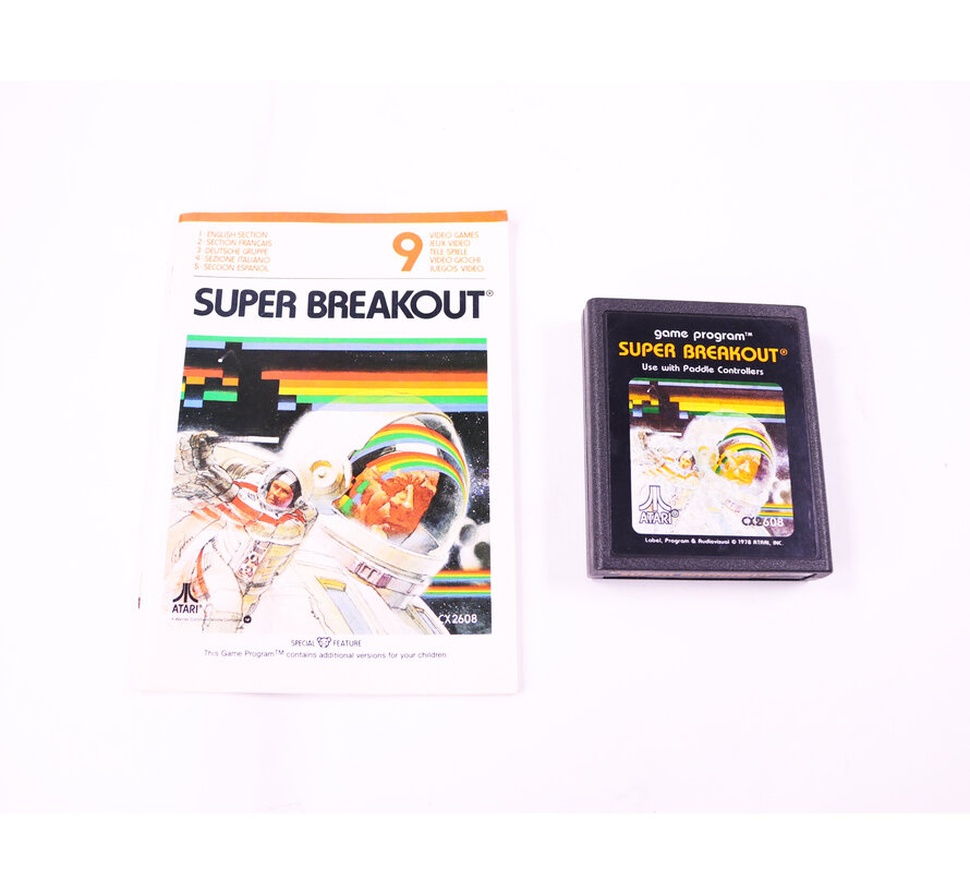 Atari 2600 - Super Breakout [Met Boekje]