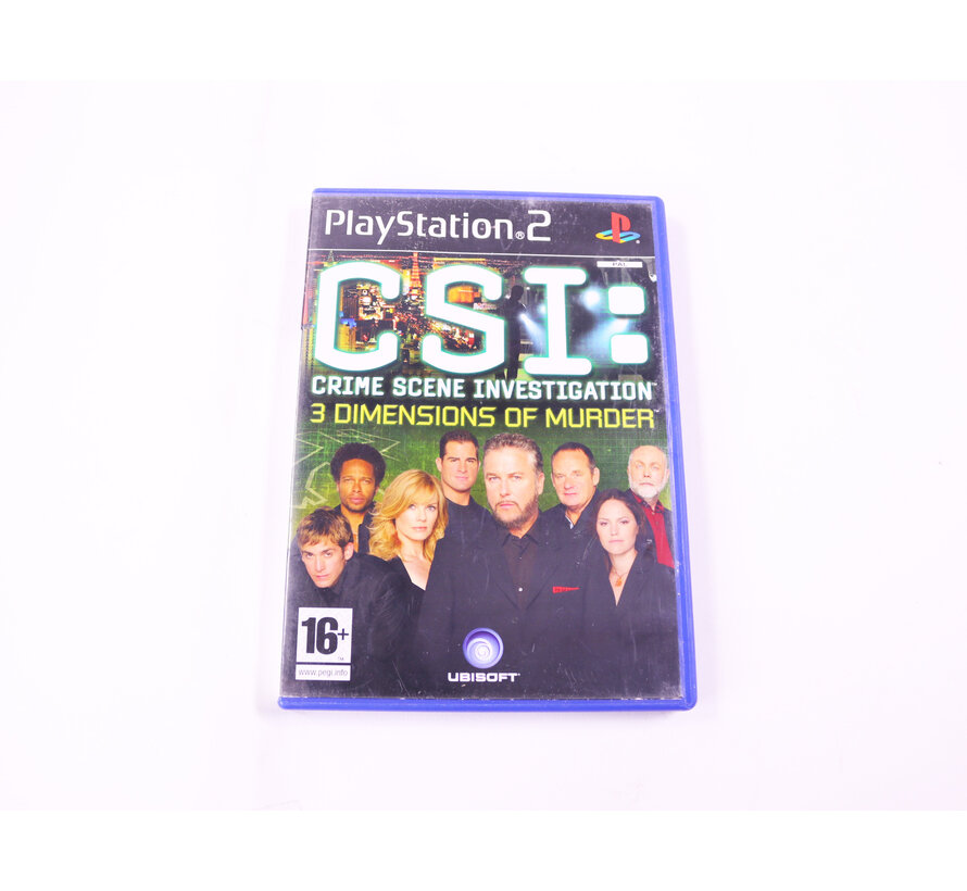 Playstation 2 - CSI: 3 Dimensions of Murder