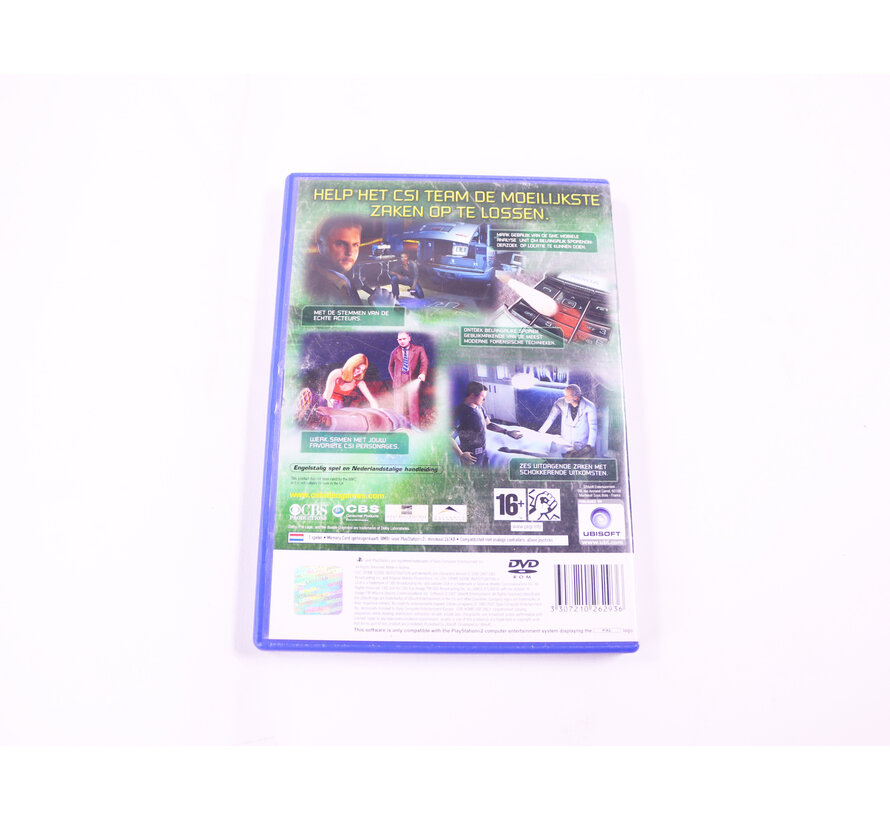 Playstation 2 - CSI: 3 Dimensions of Murder