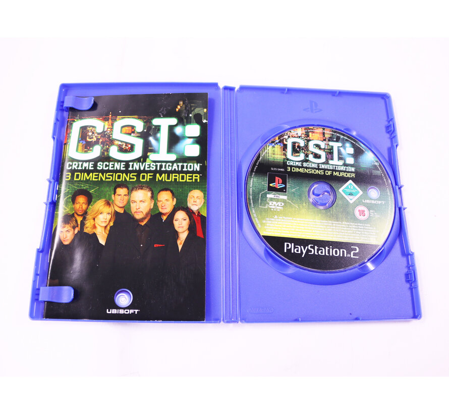 Playstation 2 - CSI: 3 Dimensions of Murder