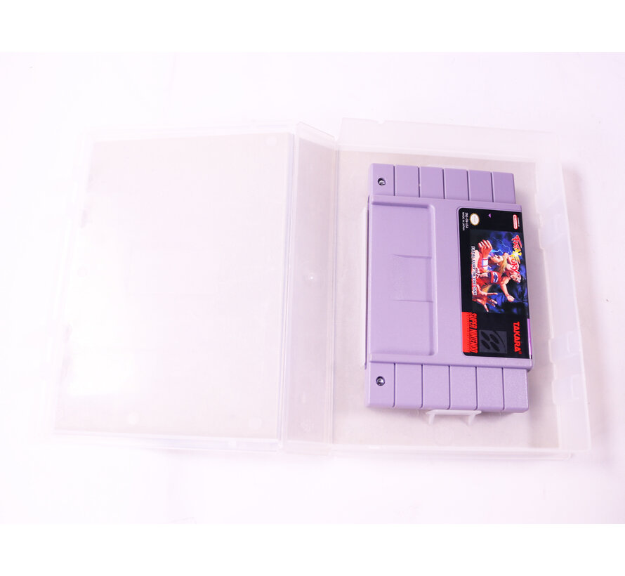 SNES - Fatal Fury - USA - Plastic Boxed