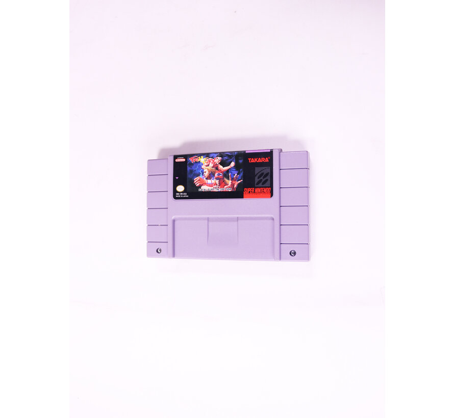 SNES - Fatal Fury - USA - Plastic Boxed