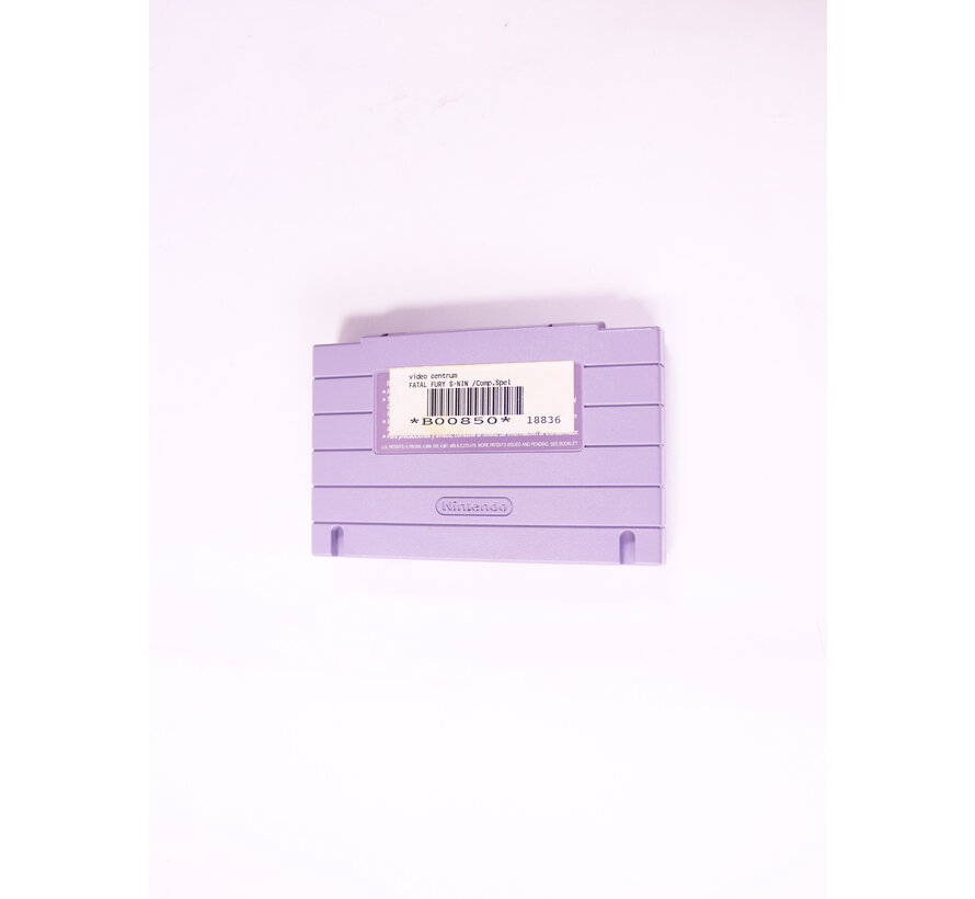 SNES - Fatal Fury - USA - Plastic Boxed