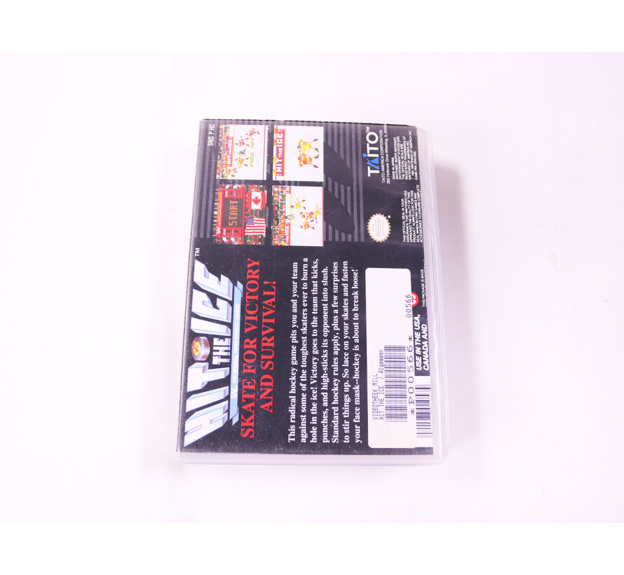 SNES - Hit The Ice - USA - Plastic Boxed