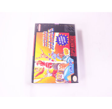 ADK SNES - World Heroes - USA - Plastic Boxed