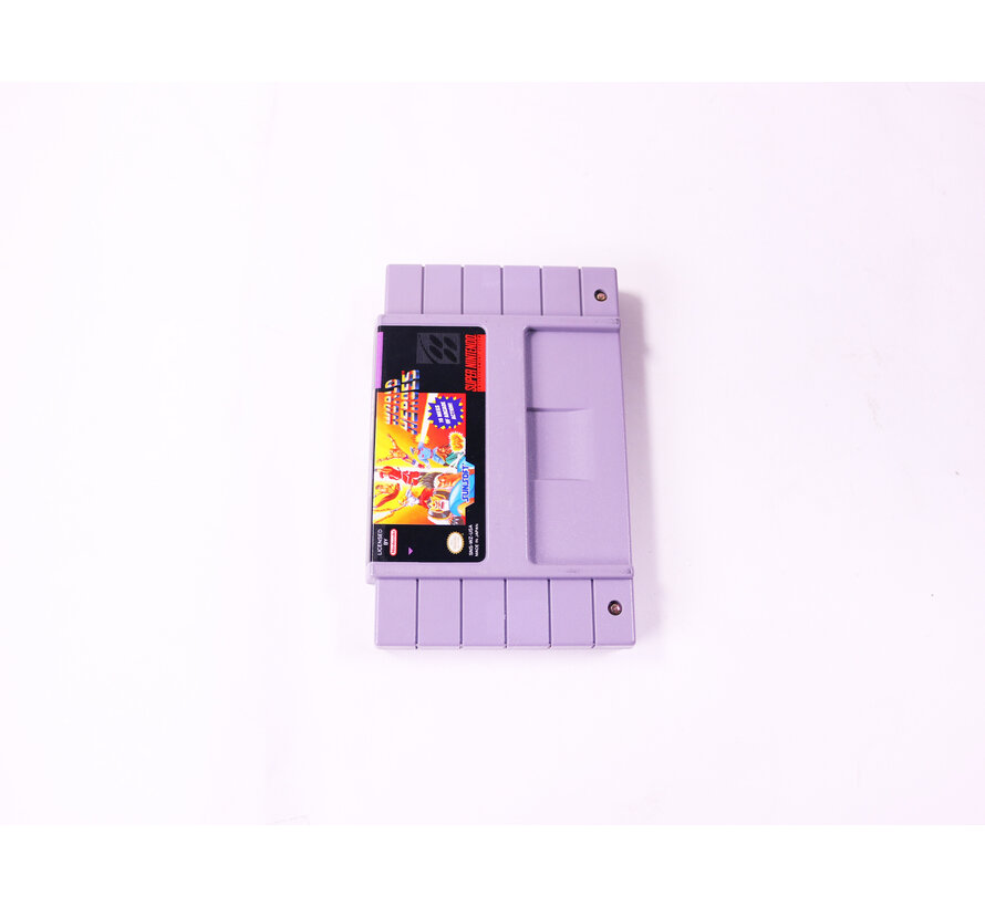 SNES - World Heroes - USA - Plastic Boxed