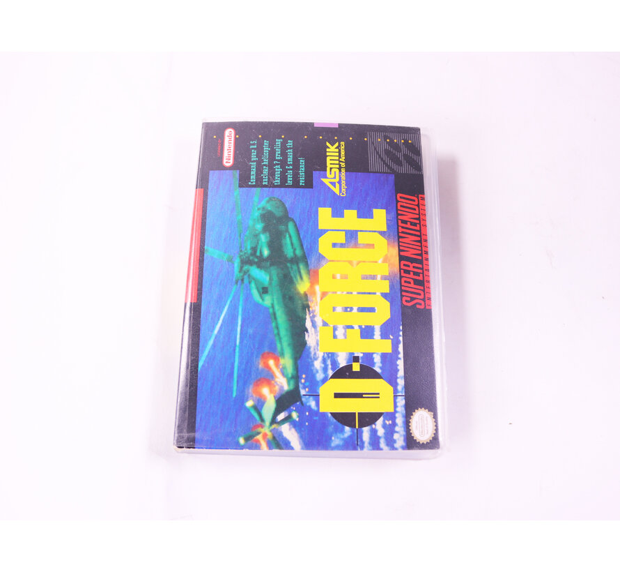 SNES - D-Force - USA - Plastic Boxed