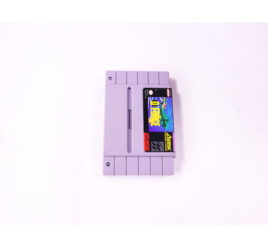 SNES - D-Force - USA - Plastic Boxed