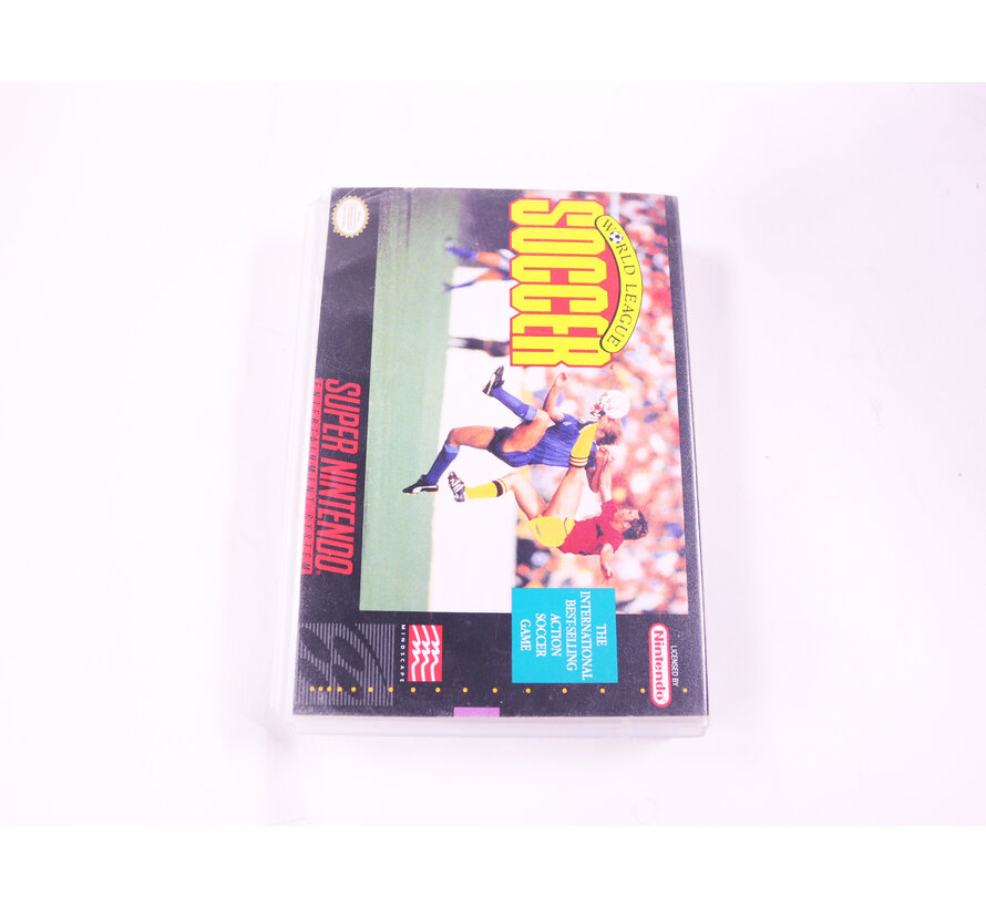 SNES - World League Soccer - USA - Plastic Boxed