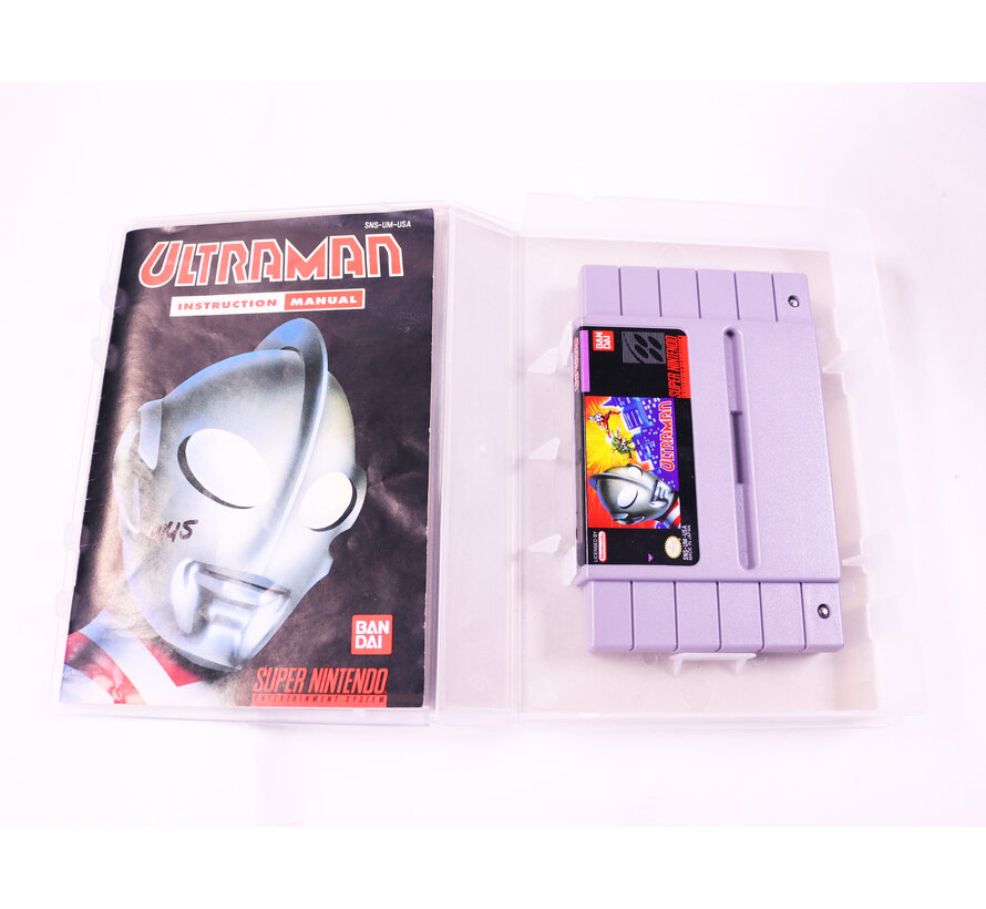 SNES - Ultraman - USA - Plastic Boxed