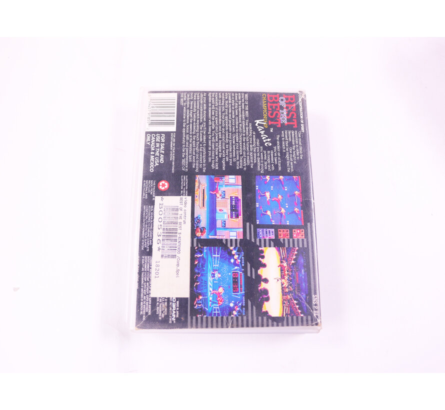 SNES - Best of the Best: Championship Karate - USA - Plastic Boxed