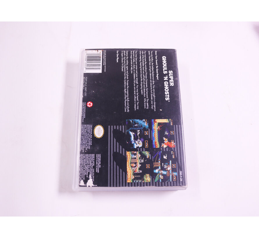 SNES - Super Ghouls 'N Ghosts - USA - Plastic Boxed