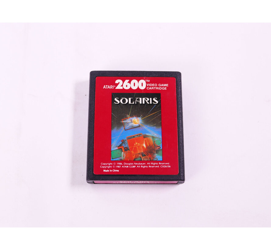 Atari 2600 - Solaris - Boxed CIB