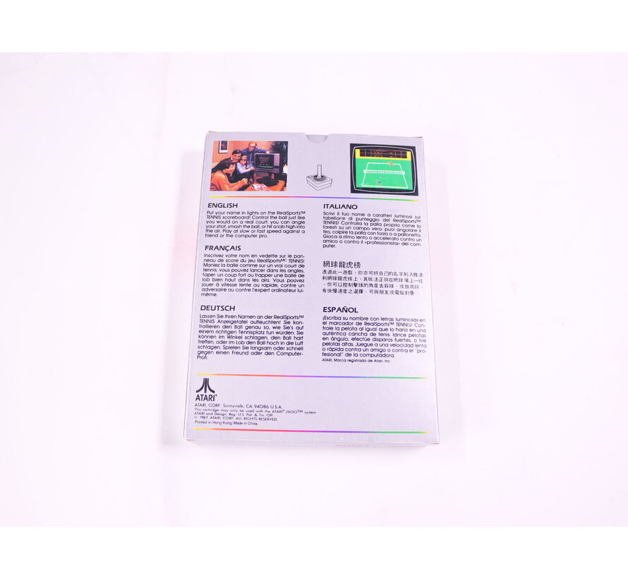 Atari 2600 - RealSports Tennis - Boxed CIB