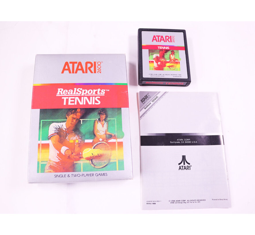 Atari 2600 - RealSports Tennis - Boxed CIB