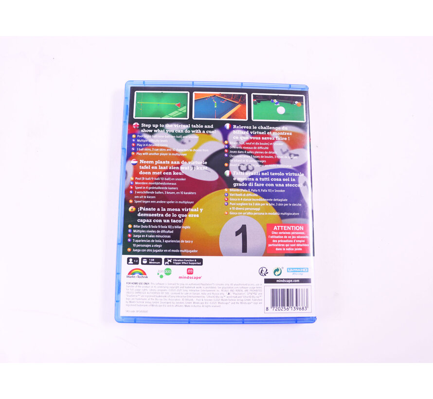 Playstation 5 - 3D Billiards Pool & Snooker [Gebruikt]