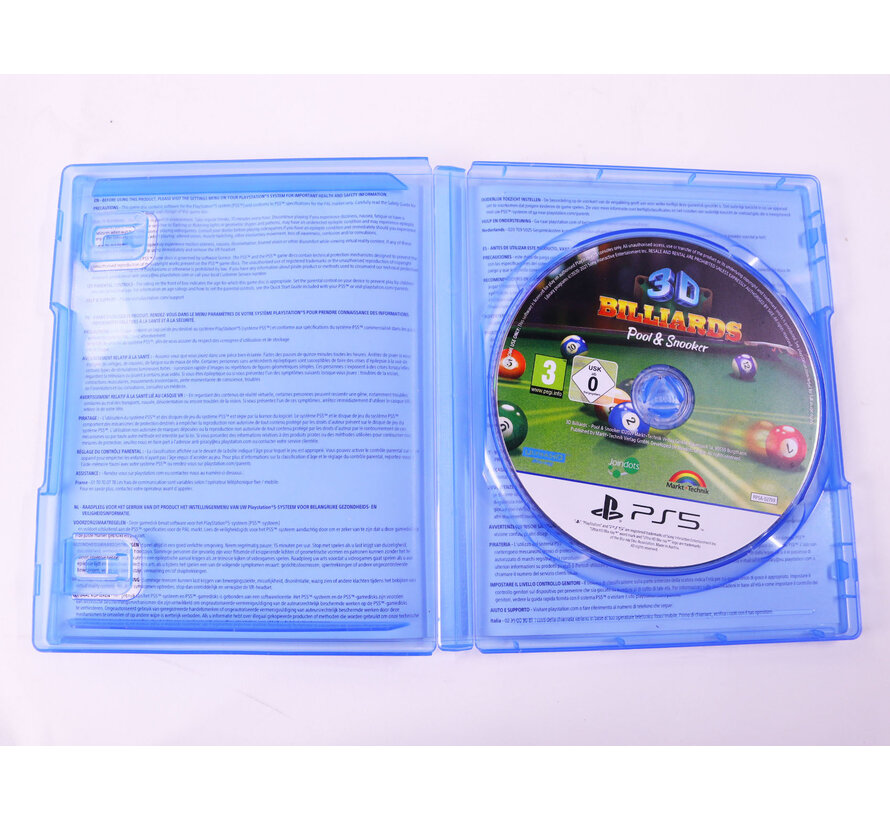 Playstation 5 - 3D Billiards Pool & Snooker [Gebruikt]