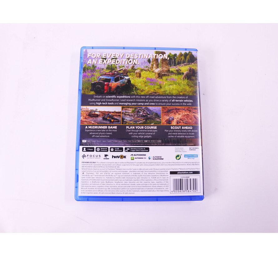 PlayStation 5 - Expeditions A Mudrunner Game [Gebruikt]