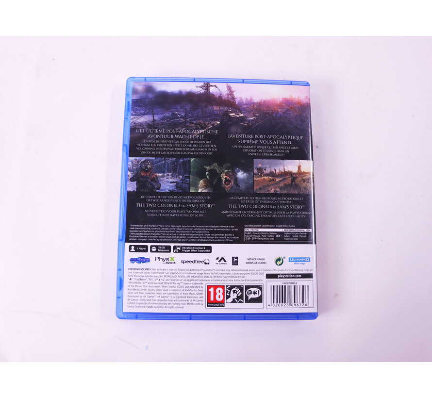 PlayStation 5 - Metro Exodus [Gebruikt]