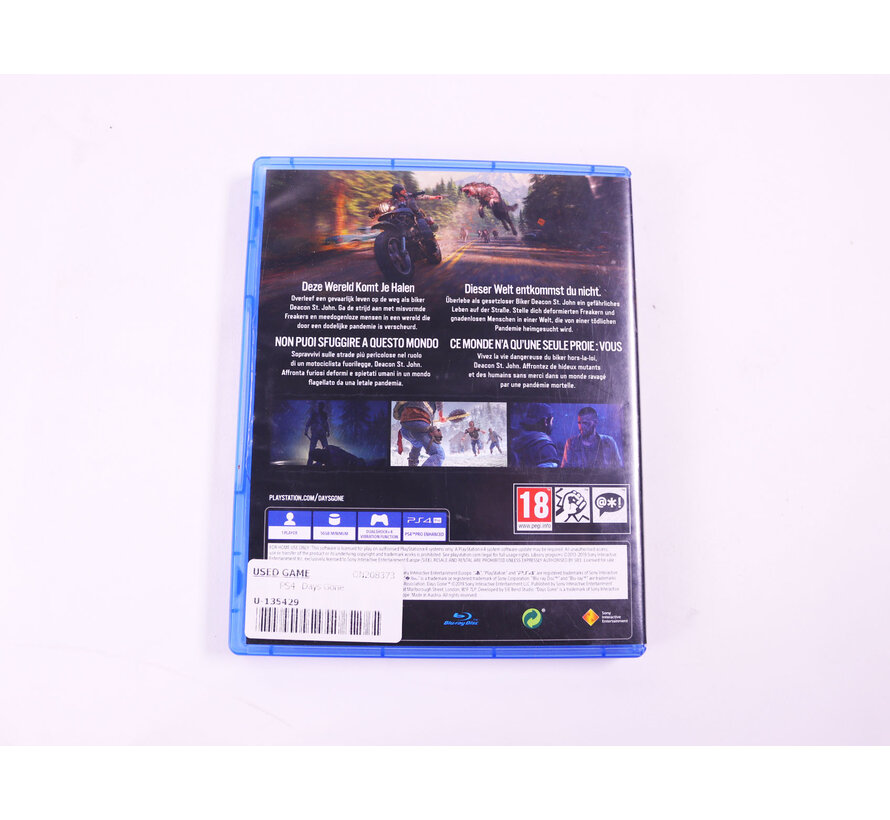Playstation 4 - Days Gone [Gebruikt]