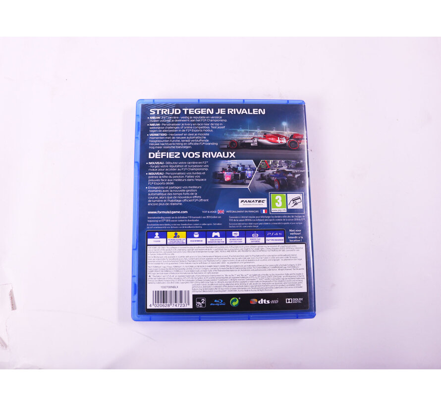 Playstation 4 - F1 2019  [Gebruikt]
