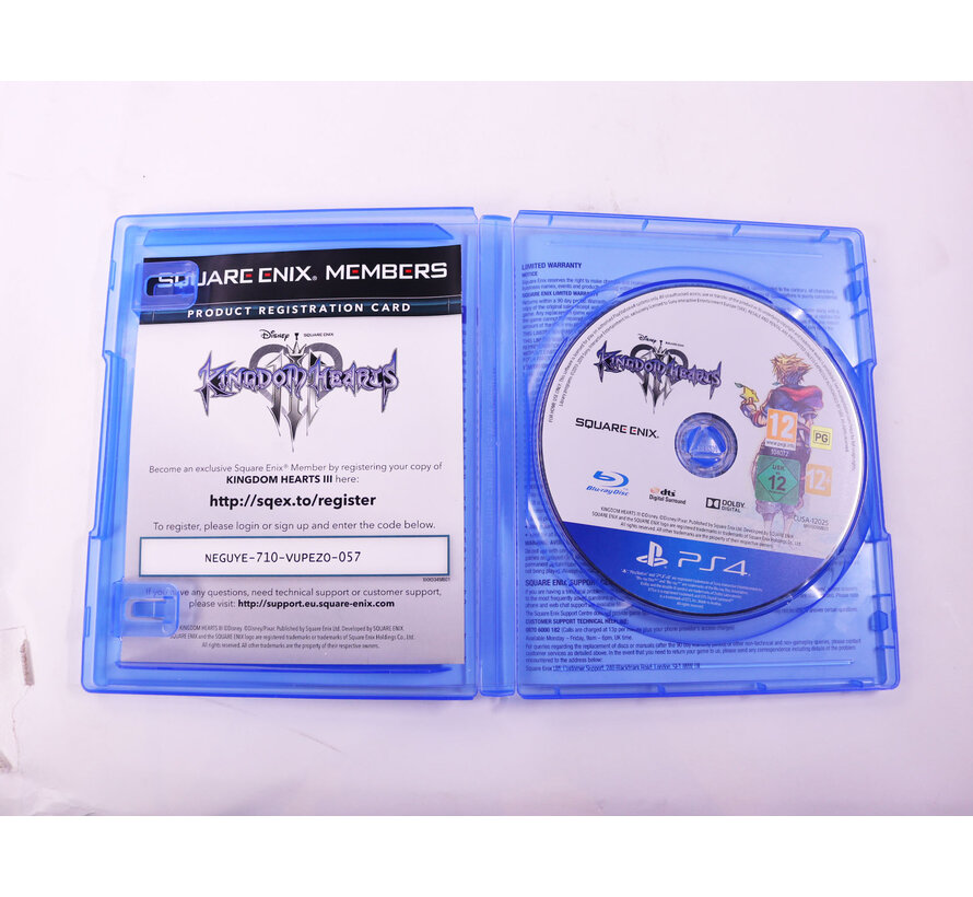 PlayStation 4 - Kingdom Hearts III [Gebruikt]