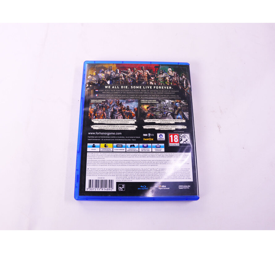 Playstation 4 - For Honor [Gebruikt]