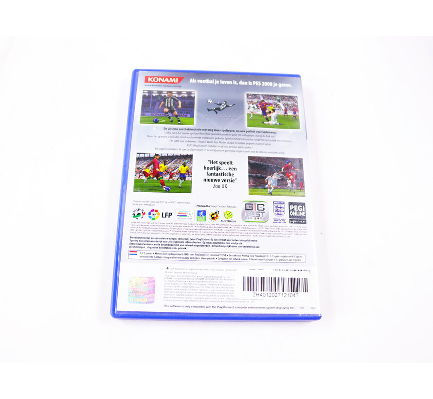 Playstation 2 - Pro Evolution Soccer 2008