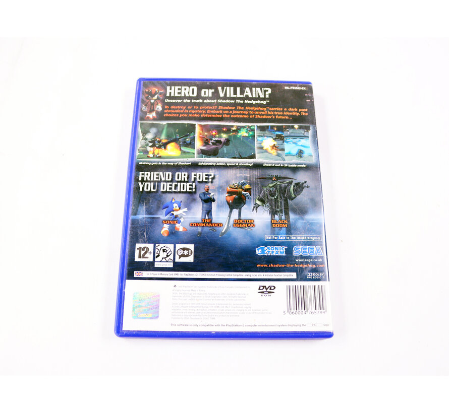 Playstation 2 - Shadow the Hedgehog