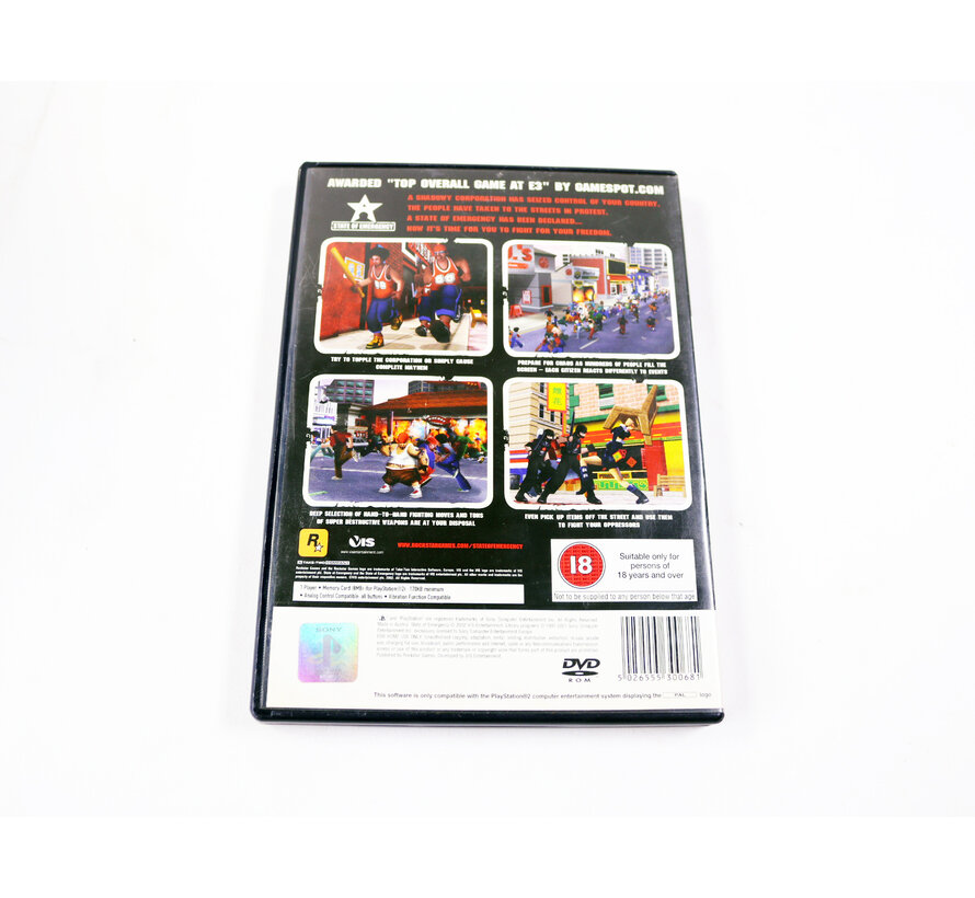 PlayStation 2 - State of Emergency  [No Manual]