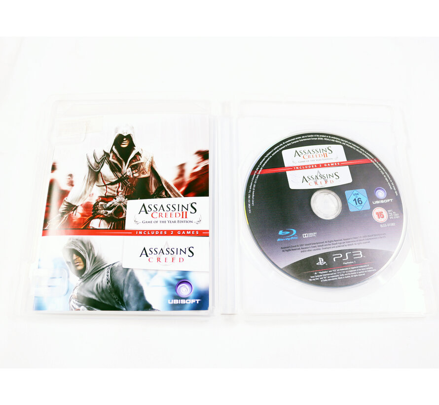 PlayStation 3 - Assassin's Creed II [Game of The Year Edition] + Assassin's Creed