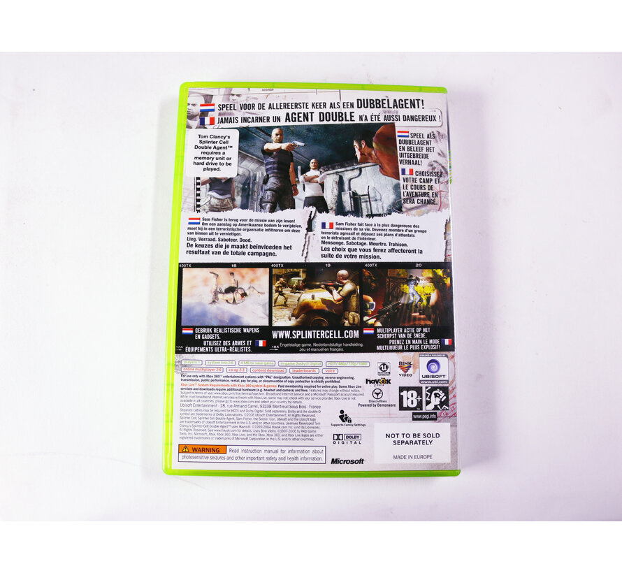 Xbox 360 - Tom Clancy's Splinter Cell: Double Agent [Promotion]