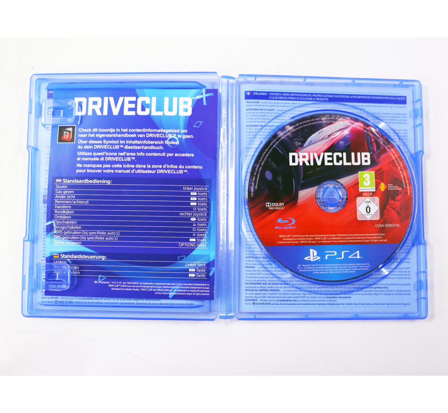 Playstation 4 - Driveclub