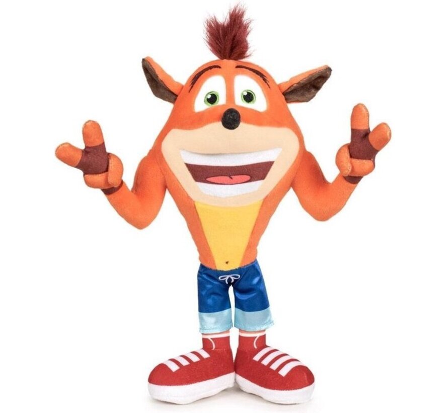 Crash Bandicoot - Zacht Pluche - Knuffel 21 cm